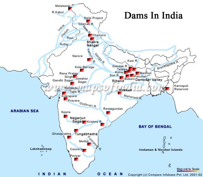 dam_in_india_map