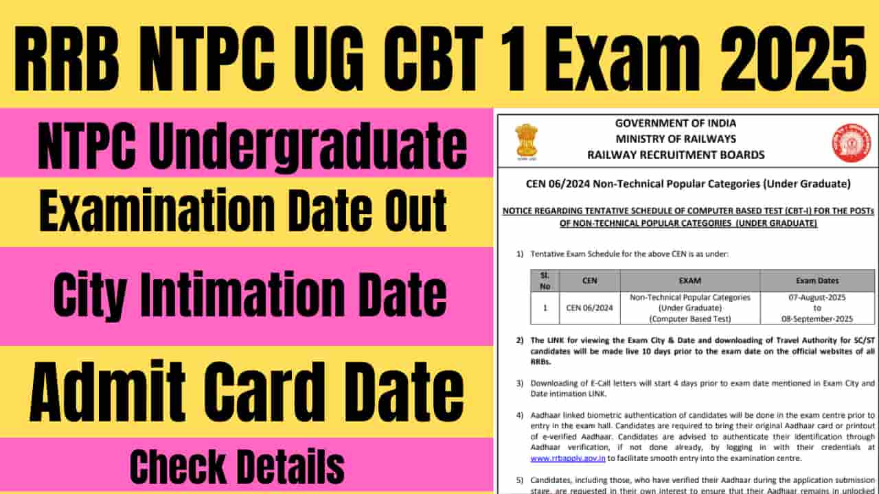 NTPC UG 2025 Exam Date (1)
